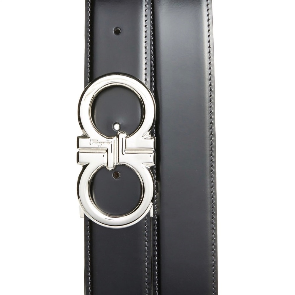 Salvatore Ferragamo Basics Reversible Belt
